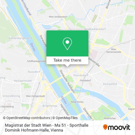 Magistrat der Stadt Wien - Ma 51 - Sporthalle Dominik Hofmann-Halle map