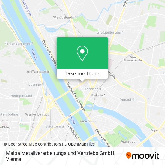 Malba Metallverarbeitungs und Vertriebs GmbH map