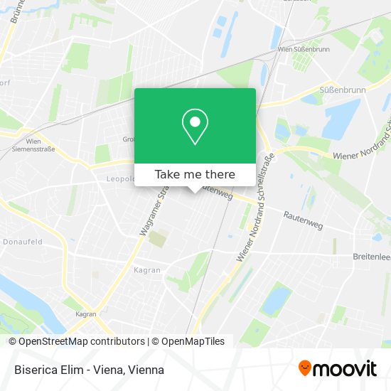 Biserica Elim - Viena map