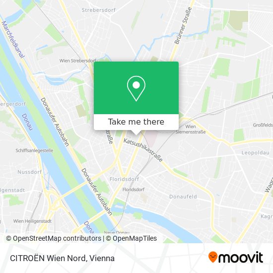 CITROËN Wien Nord map