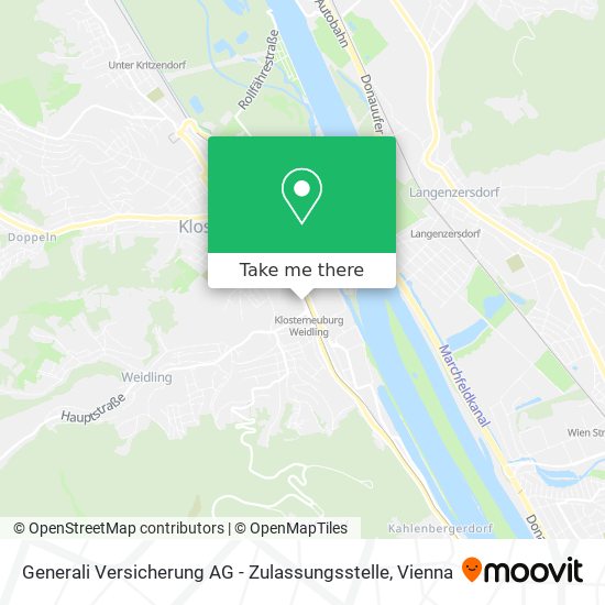 Generali Versicherung AG - Zulassungsstelle map