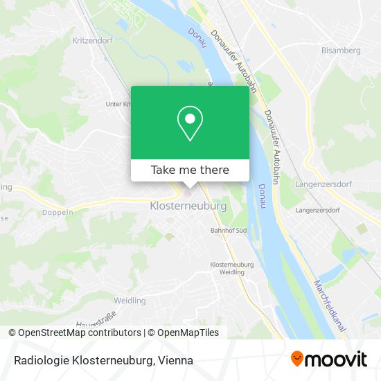 Radiologie Klosterneuburg map