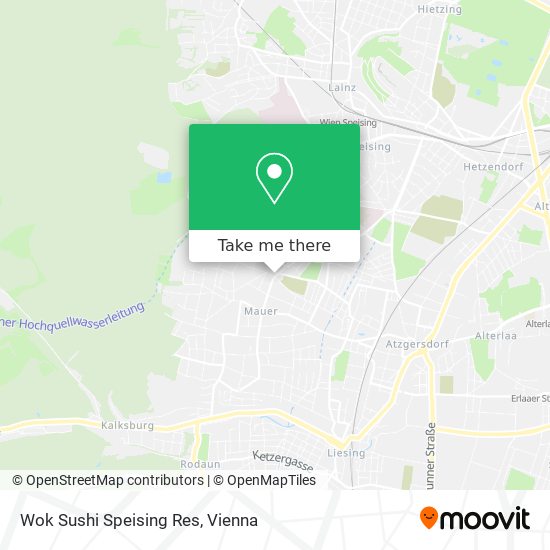 Wok Sushi Speising Res map