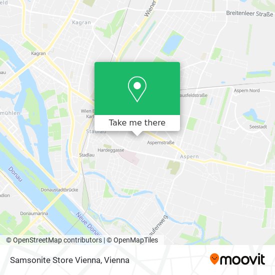Samsonite Store Vienna map