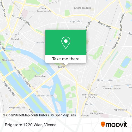 Ezigstore 1220 Wien map