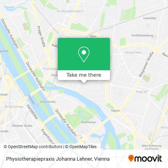 Physiotherapiepraxis Johanna Lehner map