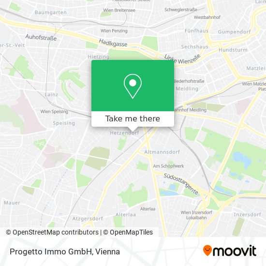 Progetto Immo GmbH map