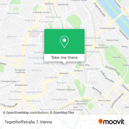 Tegetthoffstraße 7 map
