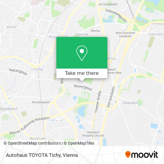 Autohaus TOYOTA Tichy map