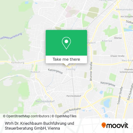Wtrh Dr. Kriechbaum Buchführung und Steuerberatung GmbH map