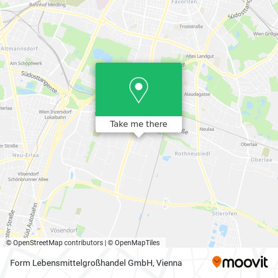 Form Lebensmittelgroßhandel GmbH map