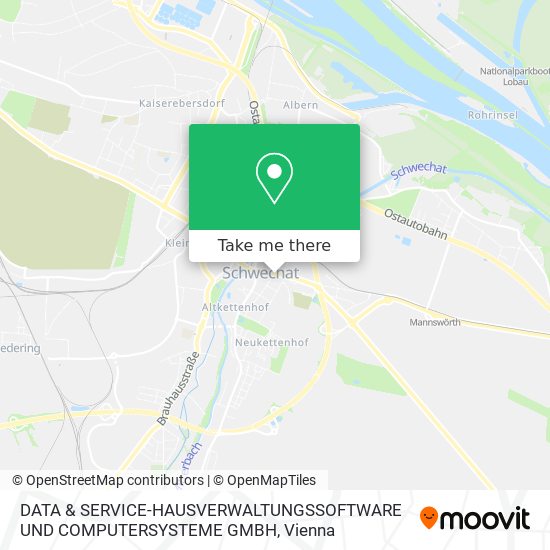 DATA & SERVICE-HAUSVERWALTUNGSSOFTWARE UND COMPUTERSYSTEME GMBH map