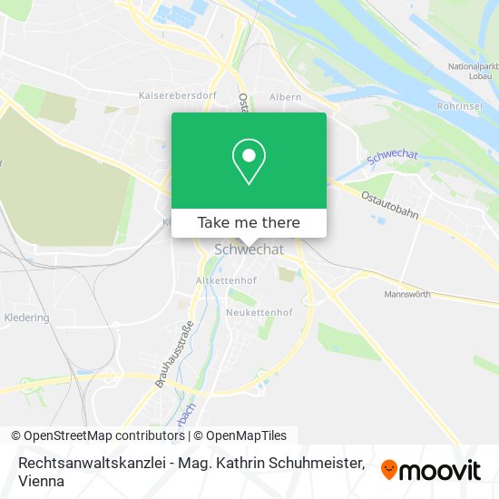 Rechtsanwaltskanzlei - Mag. Kathrin Schuhmeister map