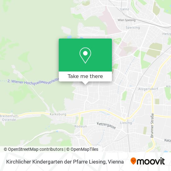 Kirchlicher Kindergarten der Pfarre Liesing map