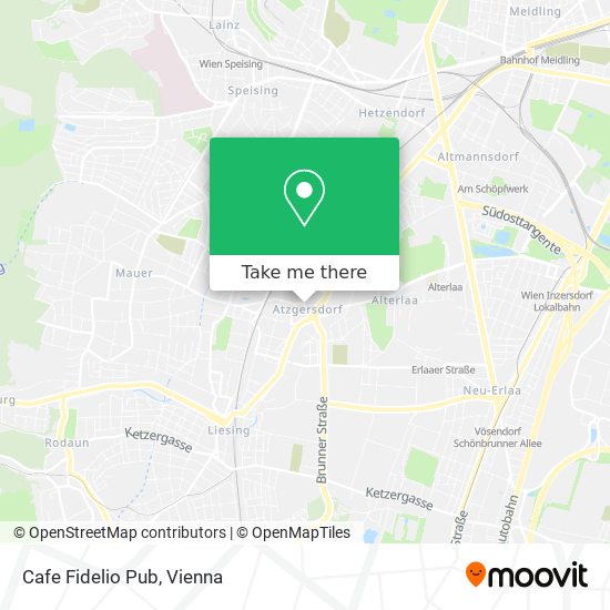 Cafe Fidelio Pub map