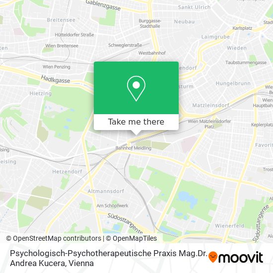 Psychologisch-Psychotherapeutische Praxis Mag.Dr. Andrea Kucera map