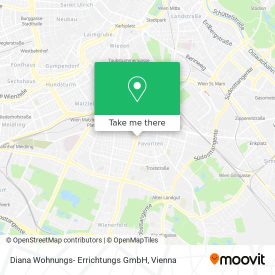 Diana Wohnungs- Errichtungs GmbH map