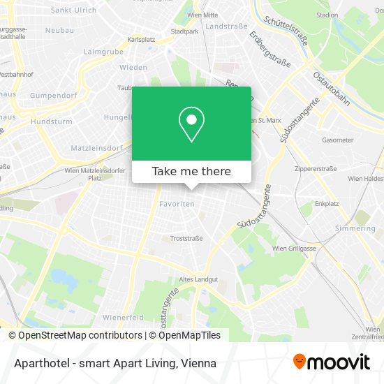 Aparthotel - smart Apart Living map