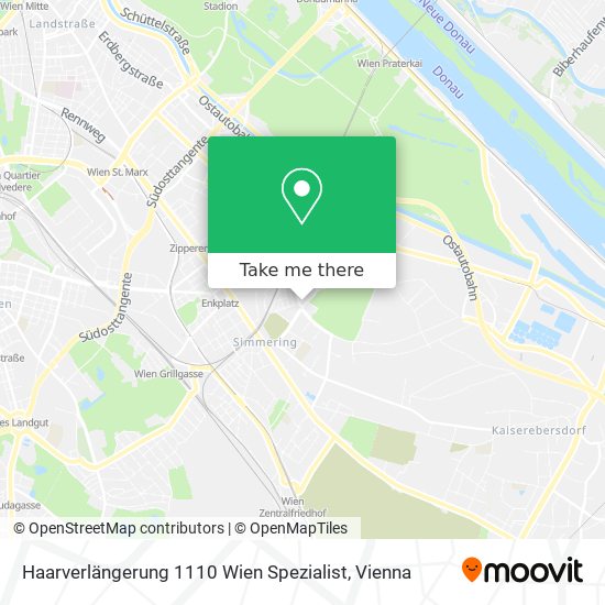 Haarverlängerung 1110 Wien Spezialist map