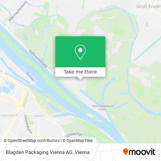 Blagden Packaging Vienna AG map