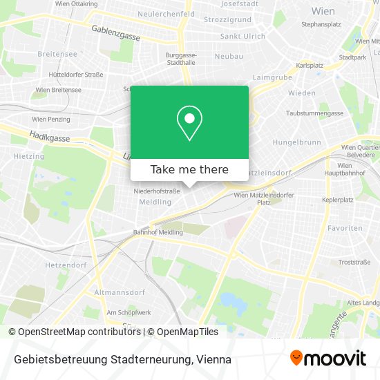 Gebietsbetreuung Stadterneurung map