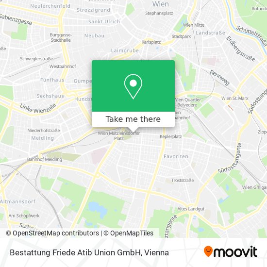 Bestattung Friede Atib Union GmbH map