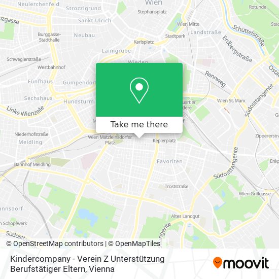 Kindercompany - Verein Z Unterstützung Berufstätiger Eltern map