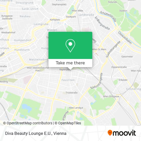 Diva Beauty Lounge E.U. map