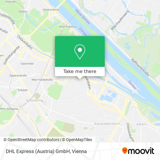 DHL Express (Austria) GmbH map