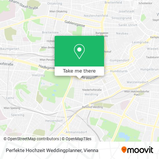 Perfekte Hochzeit Weddingplanner map