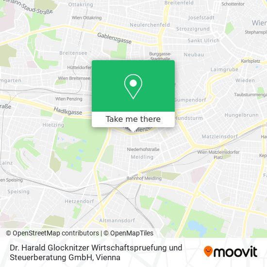 Dr. Harald Glocknitzer Wirtschaftspruefung und Steuerberatung GmbH map