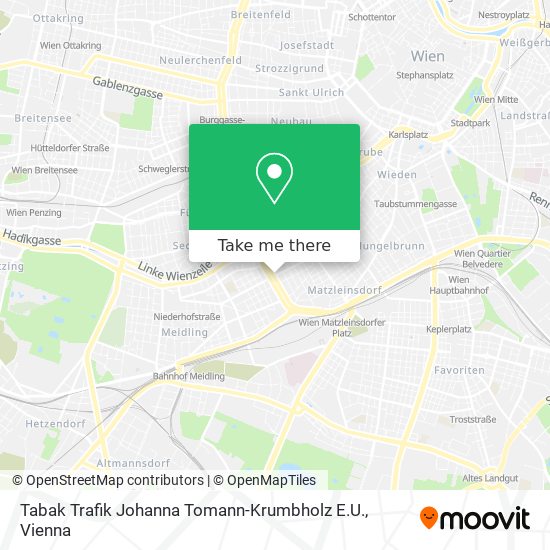 Tabak Trafik Johanna Tomann-Krumbholz E.U. map