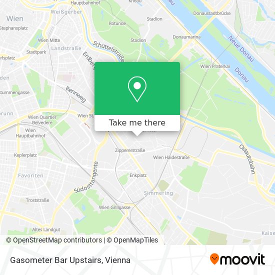 Gasometer Bar Upstairs map