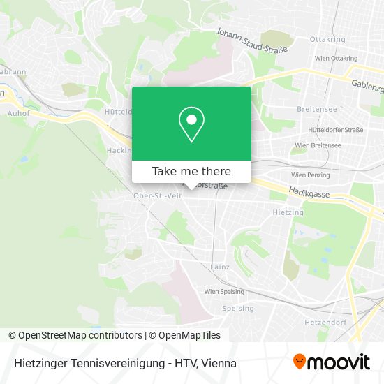 Hietzinger Tennisvereinigung - HTV map