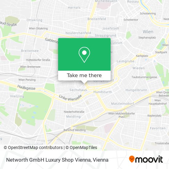 Networth GmbH Luxury Shop Vienna map