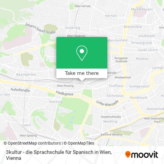 3kultur - die Sprachschule für Spanisch in Wien map