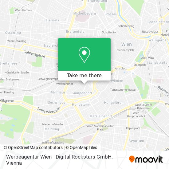 Werbeagentur Wien - Digital Rockstars GmbH map