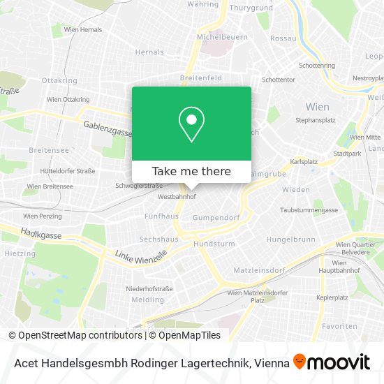 Acet Handelsgesmbh Rodinger Lagertechnik map