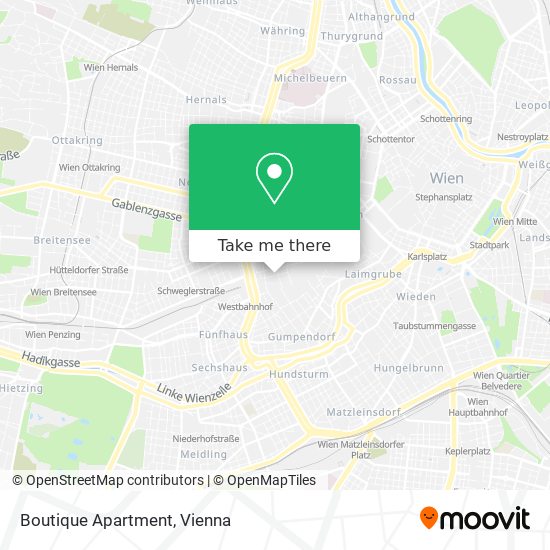 Boutique Apartment map