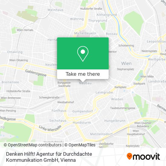 Denken Hilft! Agentur für Durchdachte Kommunikation GmbH map