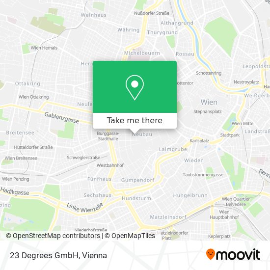 23 Degrees GmbH map