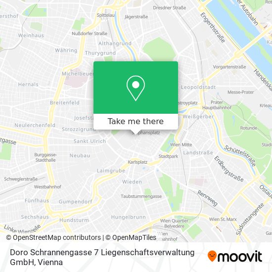 Doro Schrannengasse 7 Liegenschaftsverwaltung GmbH map