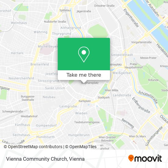 Vienna Community Church map