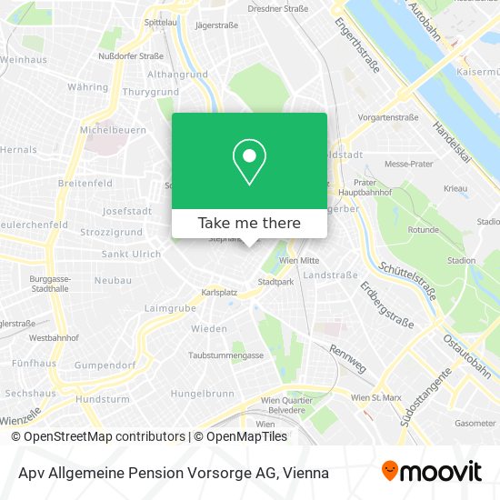 Apv Allgemeine Pension Vorsorge AG map