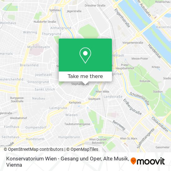 Konservatorium Wien - Gesang und Oper, Alte Musik map