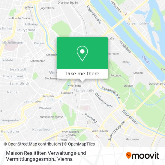 Maison Realitäten Verwaltungs-und Vermittlungsgesmbh. map