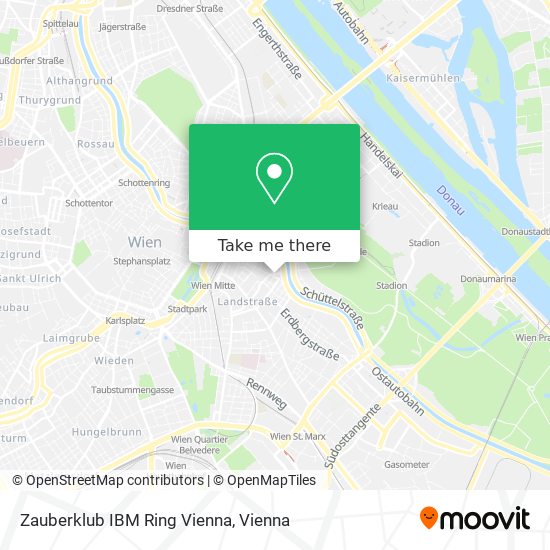 Zauberklub IBM Ring Vienna map