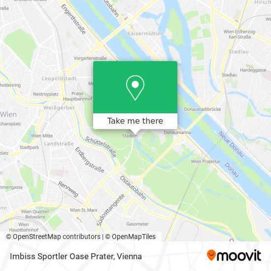 Imbiss Sportler Oase Prater map