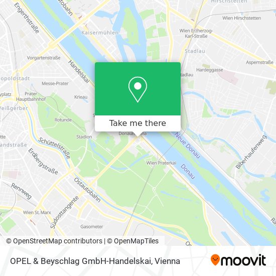 OPEL & Beyschlag GmbH-Handelskai map