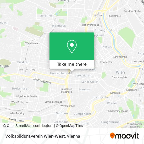 Volksbildunsverein Wien-West map